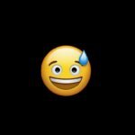 Emoji black background image