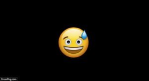 Emoji black background image