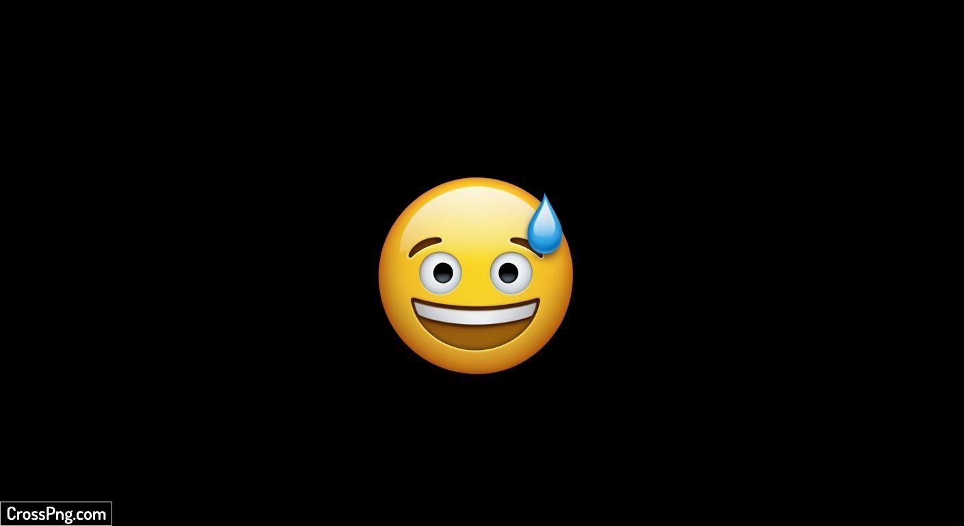 Emoji black background image
