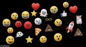 Emoji black background image 2