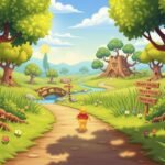 Endless runner background winnie the image 2