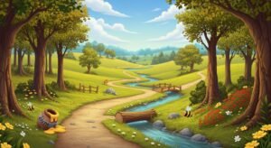 Endless runner background winnie the image 3