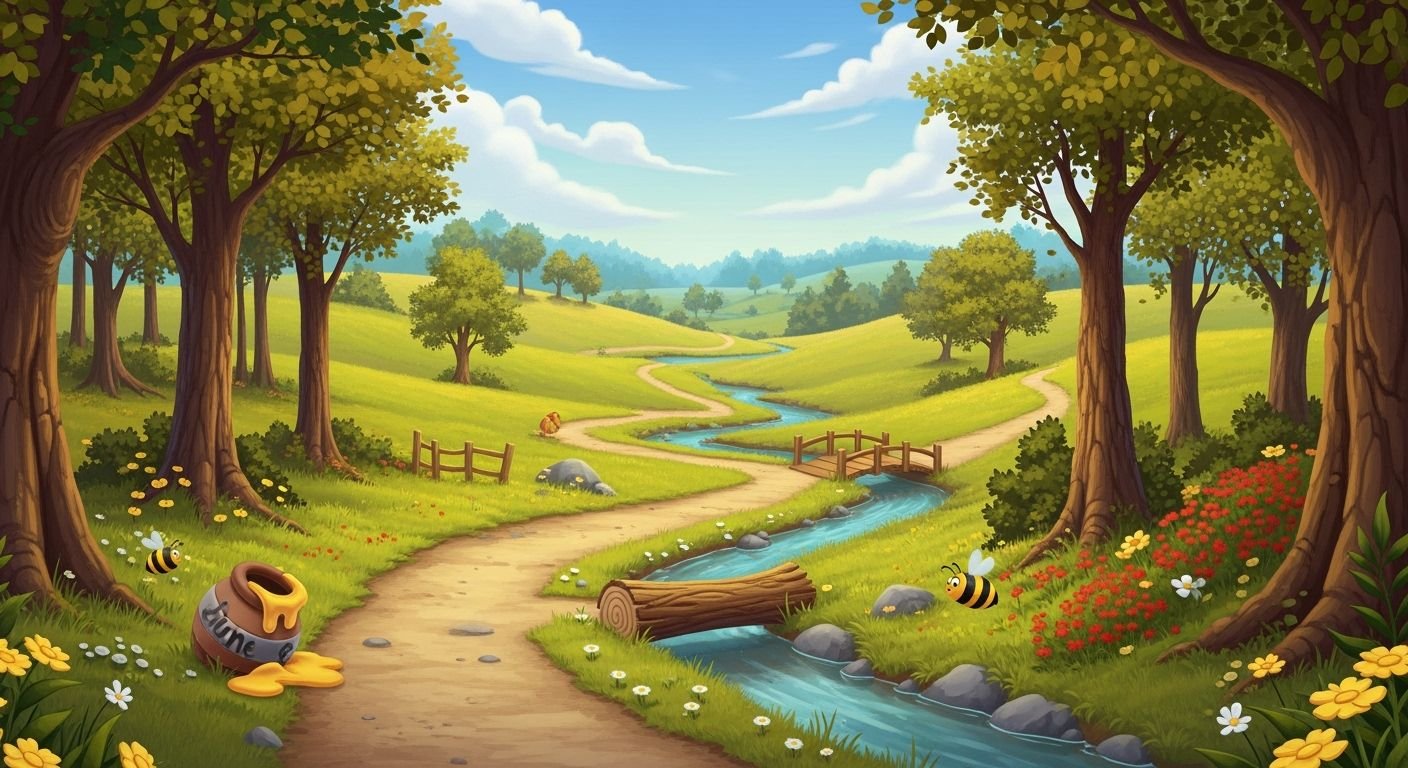 Endless runner background winnie the image 3
