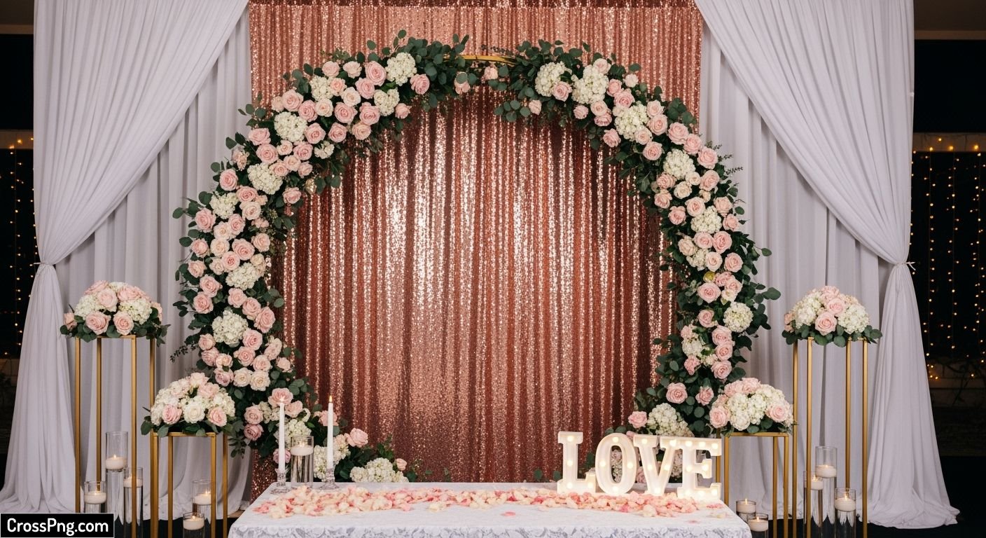 Engagement background decoration image 3