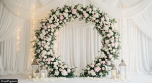 Engagement background decoration image