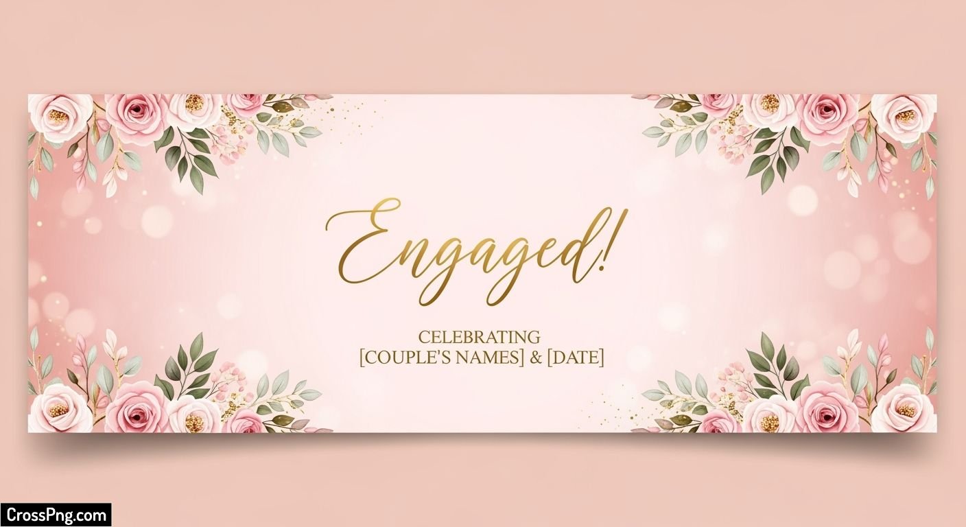 Engagement banner background image