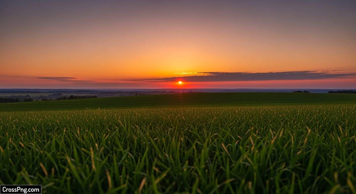 Evening sky grass background image 3