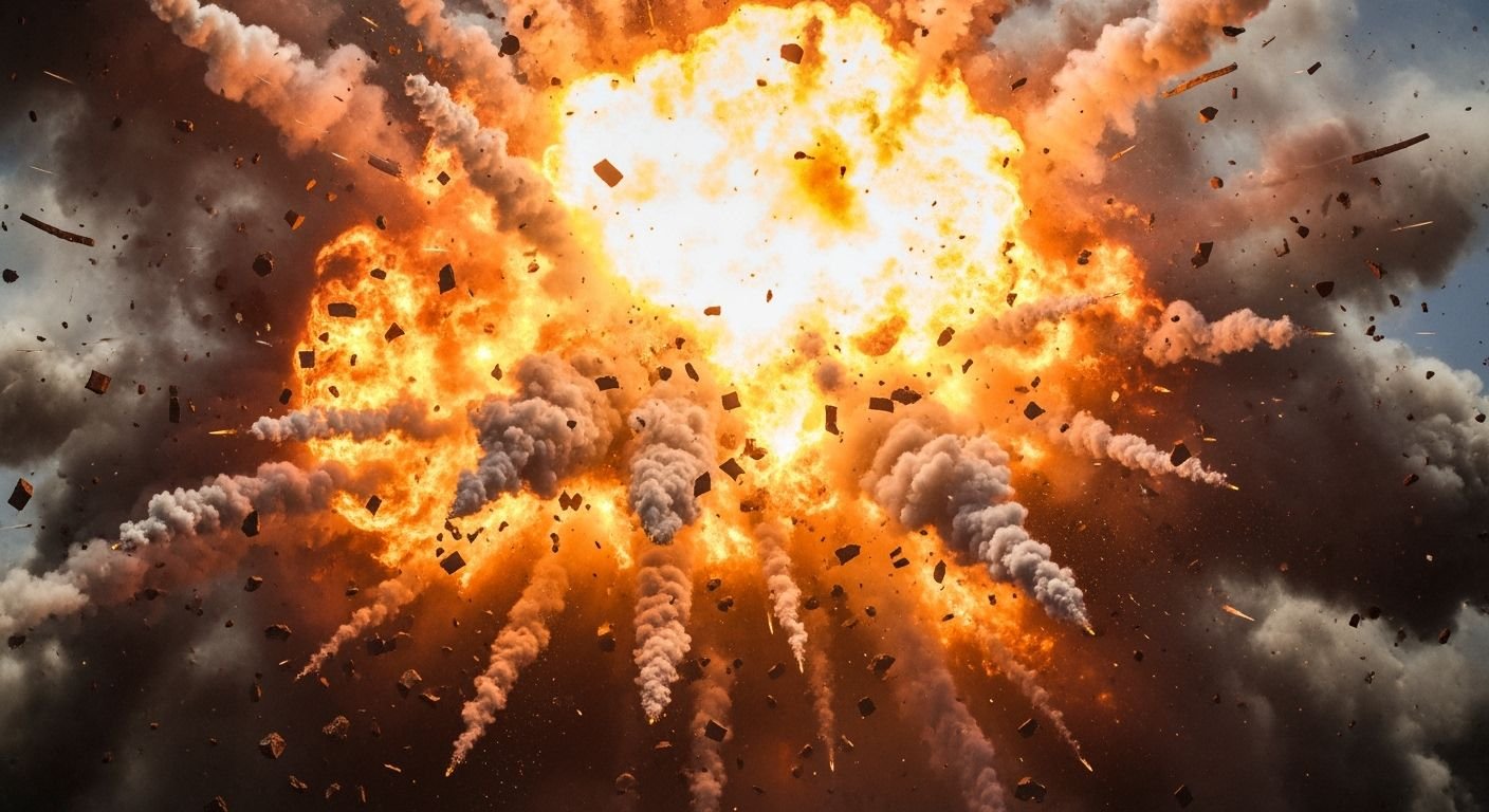 Explosion background image