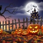 Fall and halloween background image 3