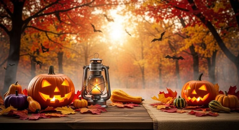 Fall and halloween background image