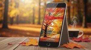 Fall background iphone image 2