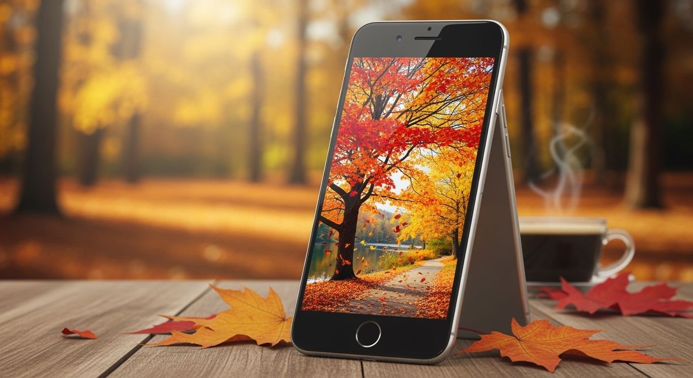 Fall background iphone image 2