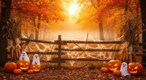 Fall halloween background image 2
