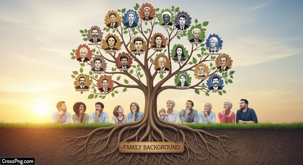 Family background meaning image