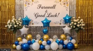 Farewell background decoration image 2