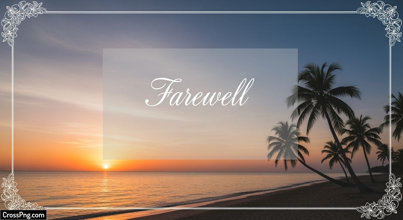 Farewell invitation background image 3