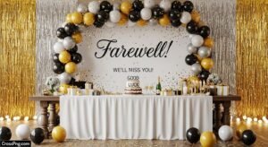 Farewell party background hd image 2