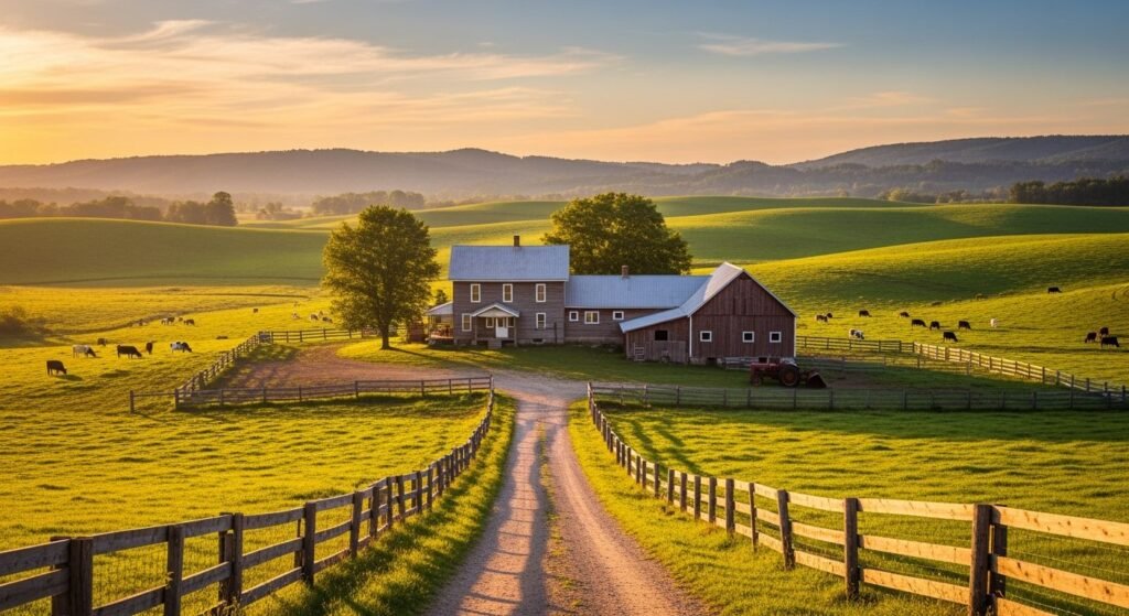 Farmhouse background image