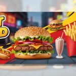 Fast food banner background image