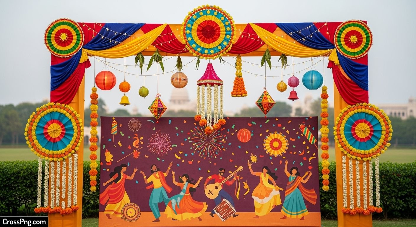 Festival background decoration image 2