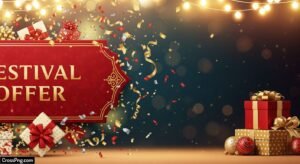 Festival offer background image