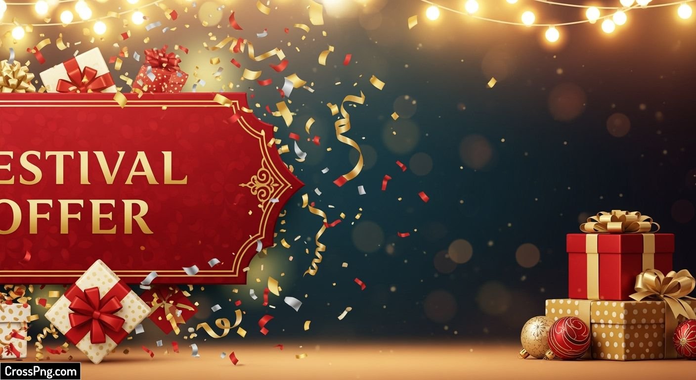 Festival offer background image