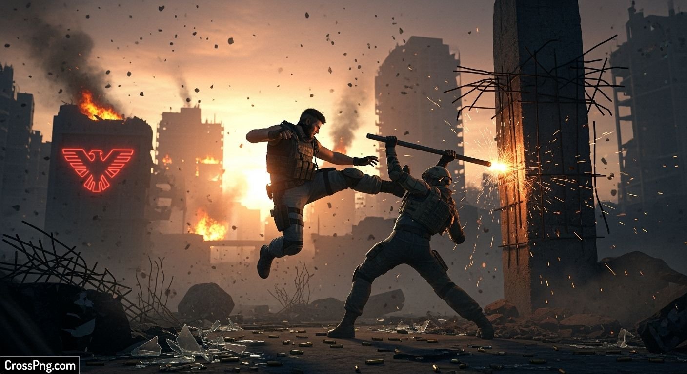Fighting background image 2
