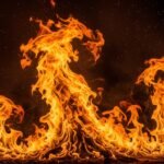 Fire background preserve image 2