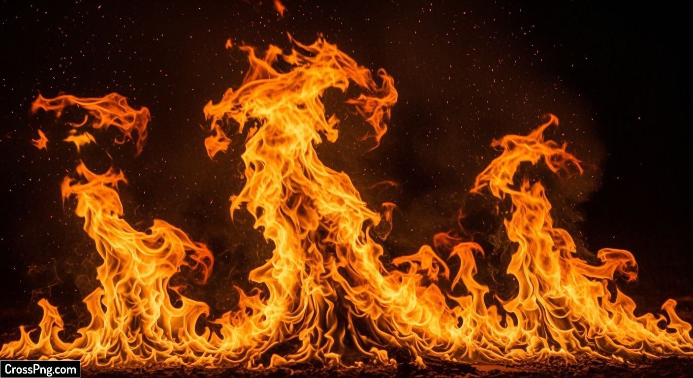 Fire background preserve image 2