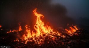 Fire background preserve image 3