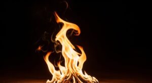 Fire black background image