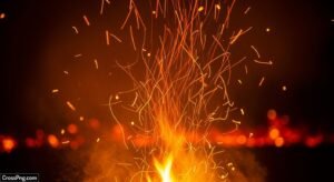 Fire sparks background image