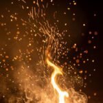 Fire sparks background image