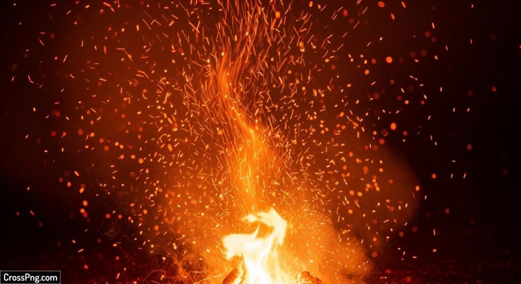 Fire sparks background image 2