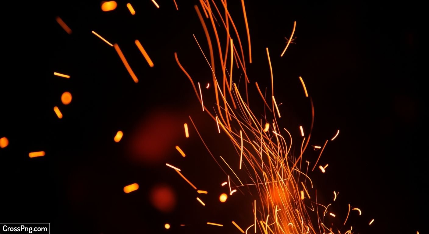 Fire sparks background image 3
