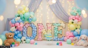 First birthday background image 2
