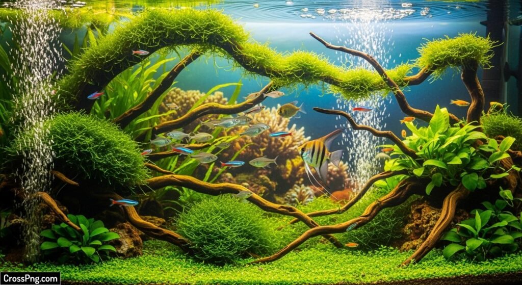 Fish aquarium background image