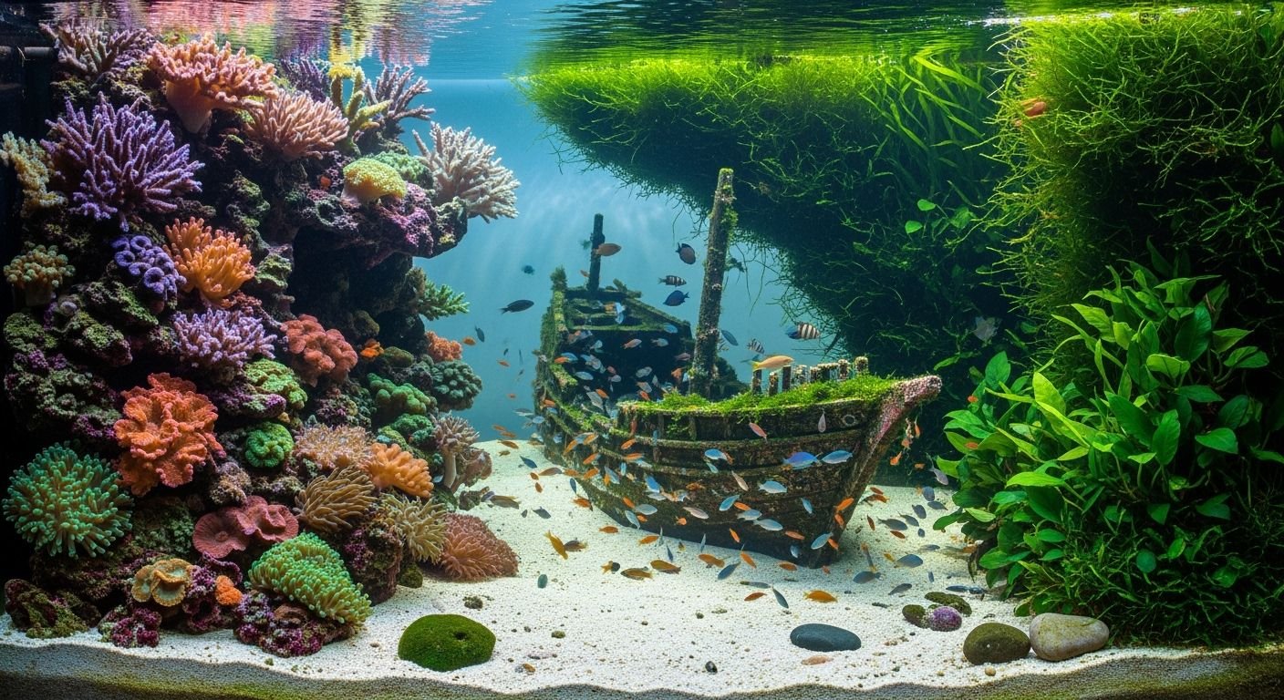 Fish tank background image