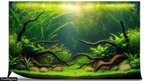 Fish tank background poster image