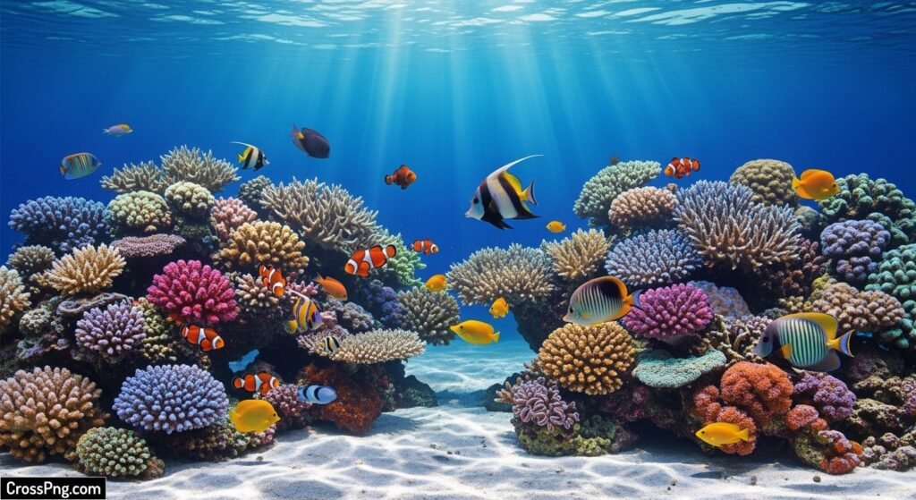 Fish tank background sticker image 2