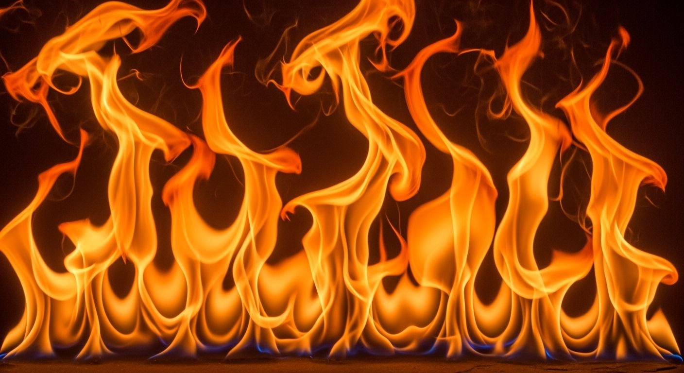 Flame background image