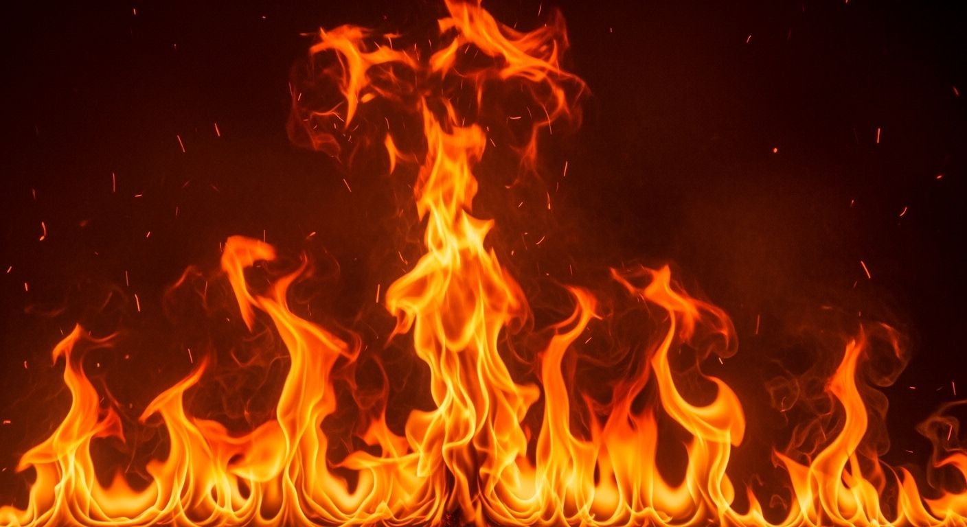 Flames background image 2