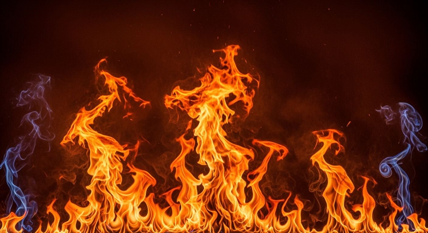 Flames background image 3
