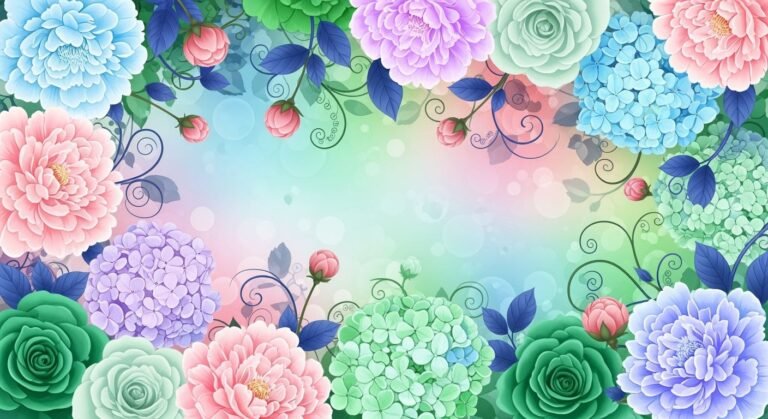 Floral computer background image 2