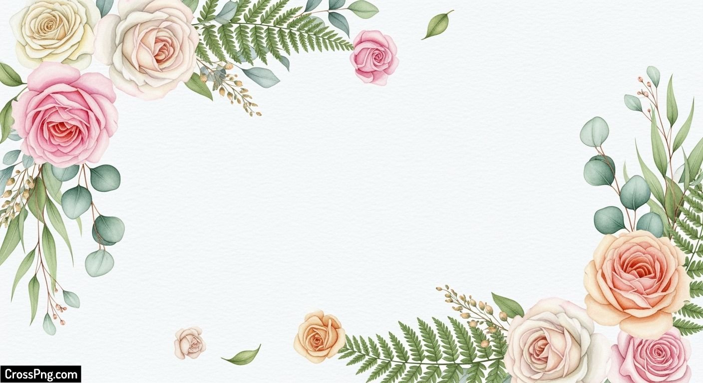 Floral invitation background image 2
