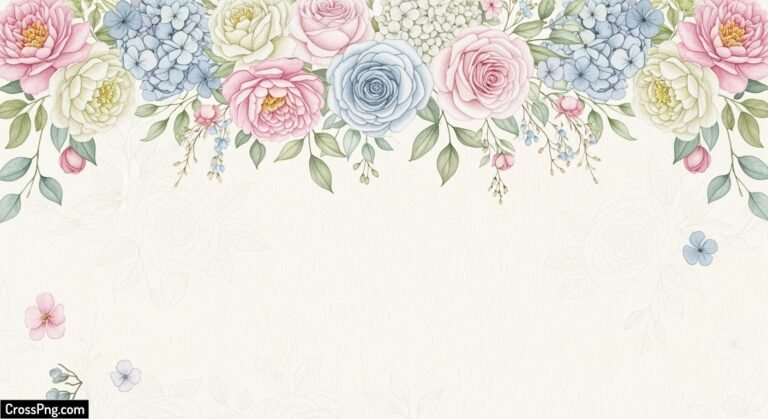 Floral invitation background image