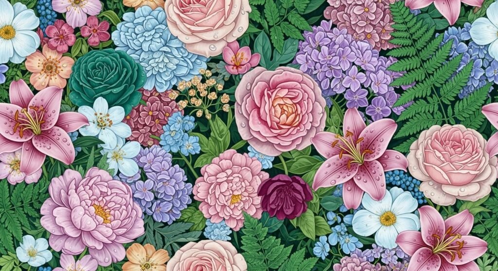Floral iphone background image