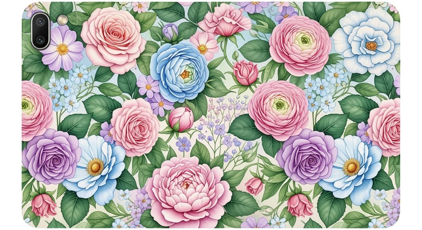 Floral phone background image 4