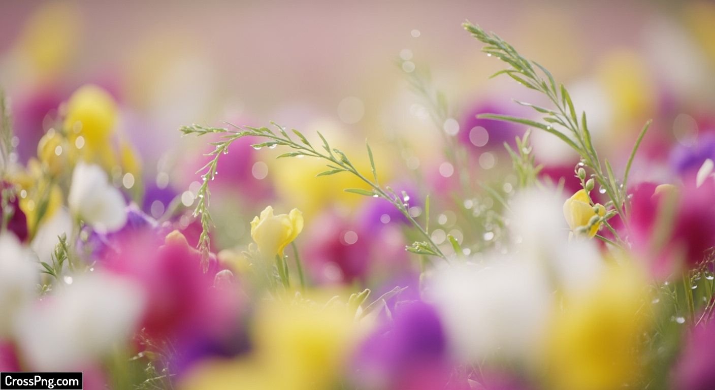 Flower background video image 3
