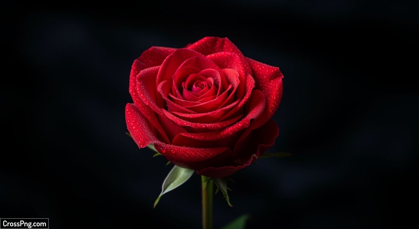 Flower black background image 2
